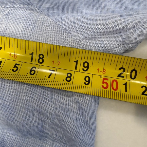 Roberta Roller Rabbit Peasant Blouse Tunic Top Blue White Embroidered Sz M - Picture 7 of 14